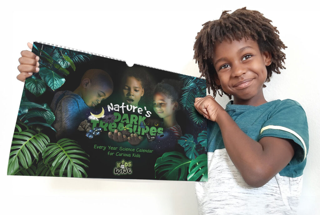 Kids on the Wise children's science book Nature's Dark Treasures